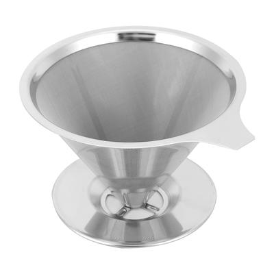 Filtru de cafea de uz casnic din oțel inoxidabil, filtru pâlnie reutilizabil, ceașcă filtru cafea prin picurare