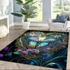 Butterfly Dream Catcher Floor Mat Design for Dining Room Balcony Entryway Dormitory Anti-slip Rug Office Home Decor Wedding Party Gift