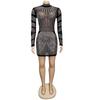 2020 Trendy Rhinestone Nightclub Dress - HL3201