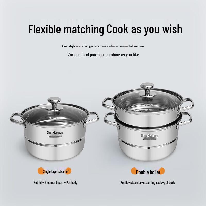 Zhang Xiao Quan Fuman Double Layer Steamer Pot