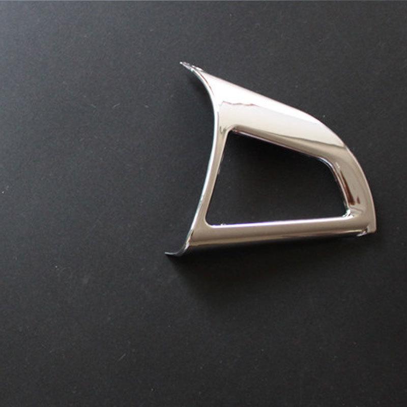 2pcs Car Steering Wheel Chrome Trim Cover Insert Sticker Accessories For Chevrolet Cruze