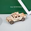 3D Holzautos Motorrad Puzzle Montagemodell DIY Handgemachtes Puzzle Schreibtischdekorationen für Kinder Geschenk