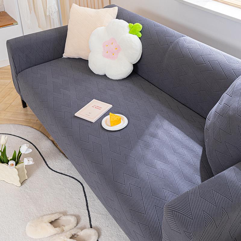 Sofabezug, All-Inclusive-Universalbezug, neue einfarbige, einfache Wind-Sofabezug für Wohnzimmer, Staubschutz, elastischer Lazy Sofabezug