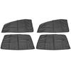 4 Pièces Pare-Soleil Magnétique Universel Protection UV Rideau de Fenêtre Latérale Avant Arrière de Voiture
