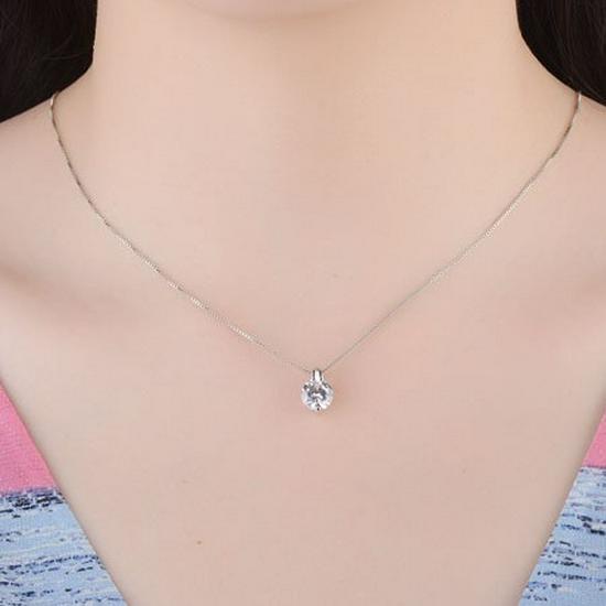 2017 European & American Zircon Clavicle Pendant