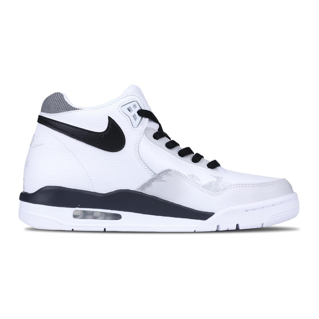 Nike Flight Legacy Norman Horse Résistant à l'abrasion Antidérapant Mi-haut Vintage Chaussures de Basketball Homme Lavis d'encre BQ4212-101(Équipe28-)