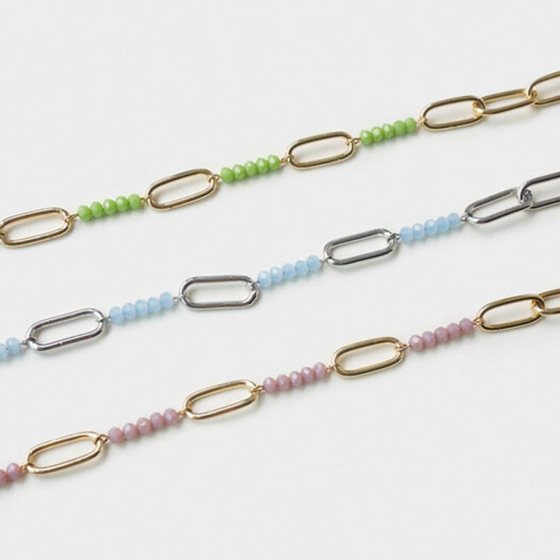 

odds&ends color mix bracelet (3colors) Mob