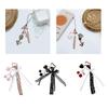 Cute Cherry Heart Bows Keychain,Bag Charms Car Key Rings Aesthetic Keychain Accessories for Backpacks,Wallets Decor