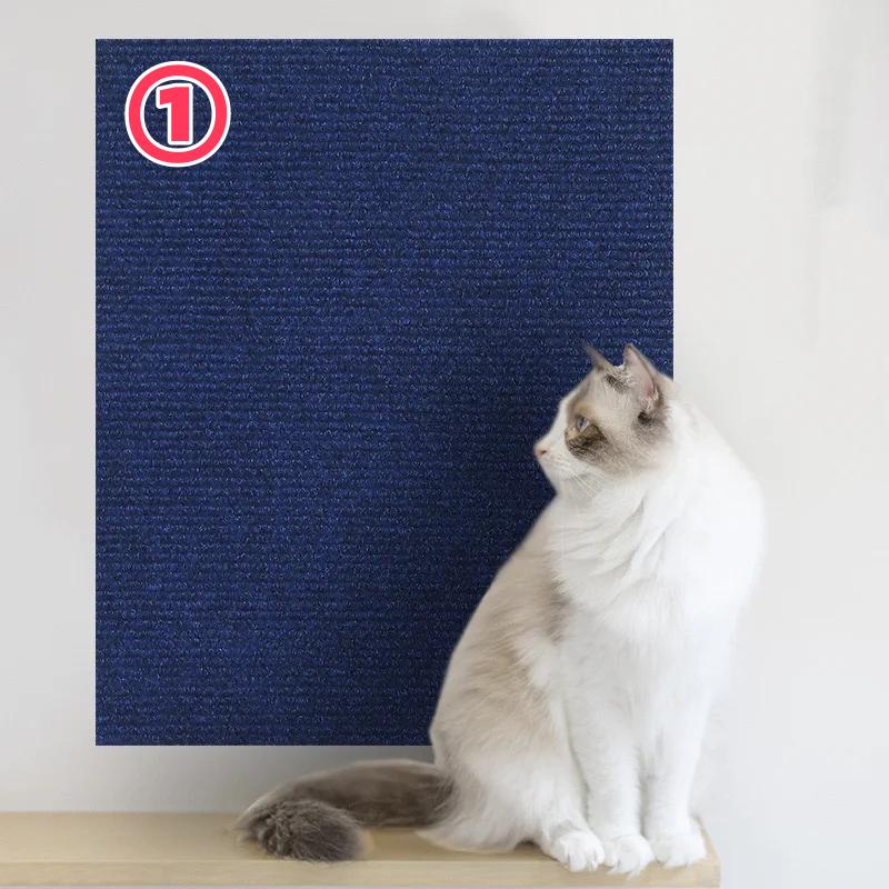 Trimmable Cat Scratching Mat Cat Scratcher Sofa Tape Scratching Post Self-adhesive Carpet Cats Scratch Board Cat Accessories