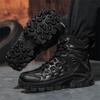 Military Tactical Boots Desert Combat Outdoor Army Hiking Shoes Waterproof Travel Shoes Leather Male Ankle Boots