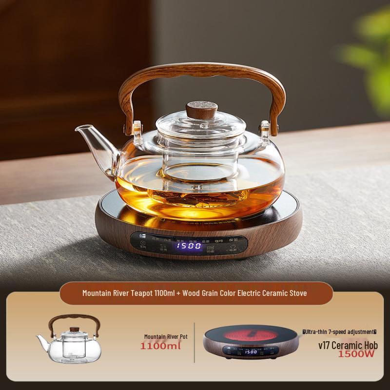 Sichun Yihu Glass Electric Teapot Set