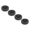 4pcs Suitcase Wheels Replacement Durable Silent PVC Swivel Luggage Caster Wheels Repair