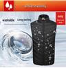 Men's USB-Charged Multi-Zone Intelligent Heating Vest - Constant Temperature