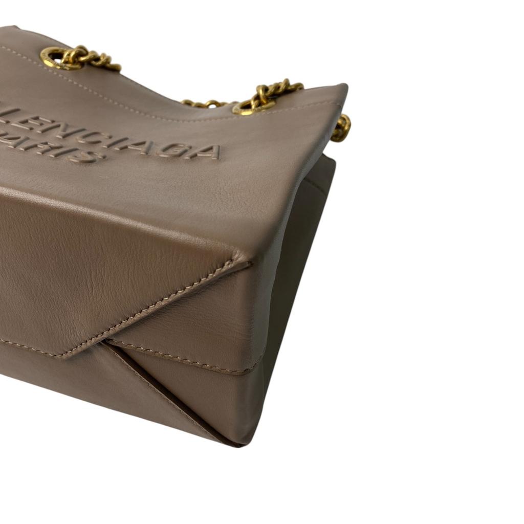 Used BALENCIAGATote Bag Brown/Gold Series Leather Women