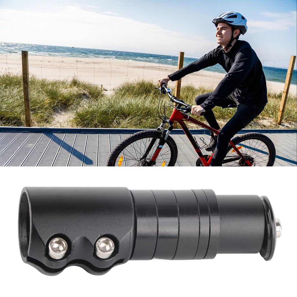 Mountain Bike Stem Riser Extension Aluminum Alloy Front Fork Tubes Extender