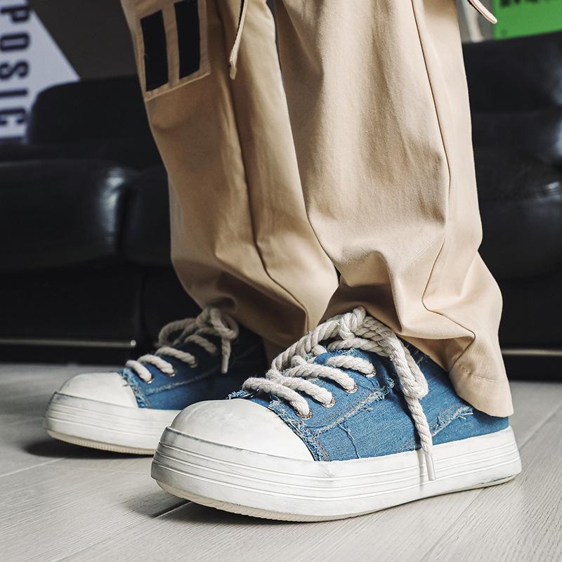 X11 summer new products breathable soft-soled couple shoes soft-soled comfortable canvas shoes old big head shoes