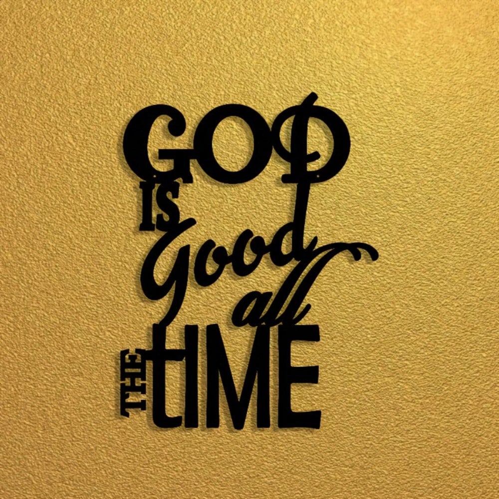 Metal Wall Plaque Vintage Iron Art with Inspirational Blessing Message Faith Home Office Decor Gift