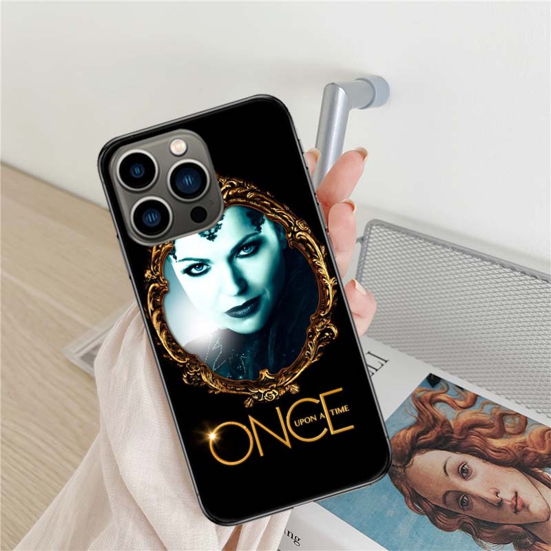 Evil Queen Once Upon A Time Phone Case For Iphone 17 Air 16 15 Pro Max 14 Plus 16E Coque 13 Pro 12 Mini 11 Clear Cover Silicone