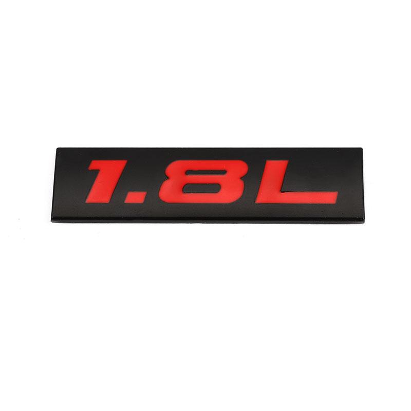 Car Sticker 1.4L 1.5L 1.6L 1.7L 1.8L 1.9L Emblem Badge Decals for f111 SUV Toyota Mini Peugeot Honda Volkswagen VW Focus Hyundai 111F