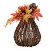 Country Living Handmade Natural Rattan Tall Pumpkin Decoration