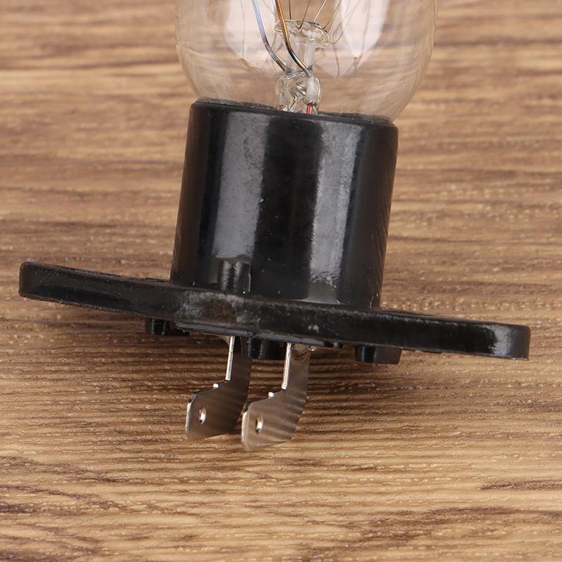 1 ks 4,8mm patice se zahnutou nožičkou 220V 15-20W žárovka do mikrovlnné trouby žárovka do lednice s držákem náhradní univerzální
