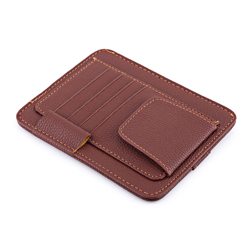 Auto Car Sun     Pouch Bag Card Storage Glasses Holder Clip Black