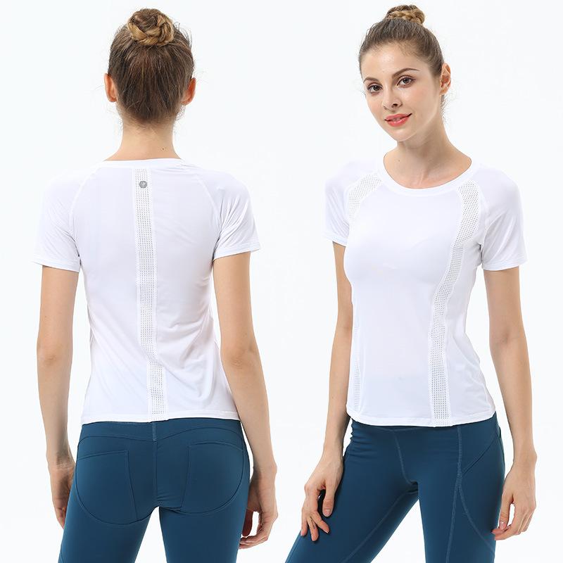 

SWIFT SPEED Женский облегающий топ для йоги с коротким рукавом S