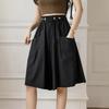 High Waist Loose Wide Leg Summer Shorts with Pockets for Beach and Casual Wear