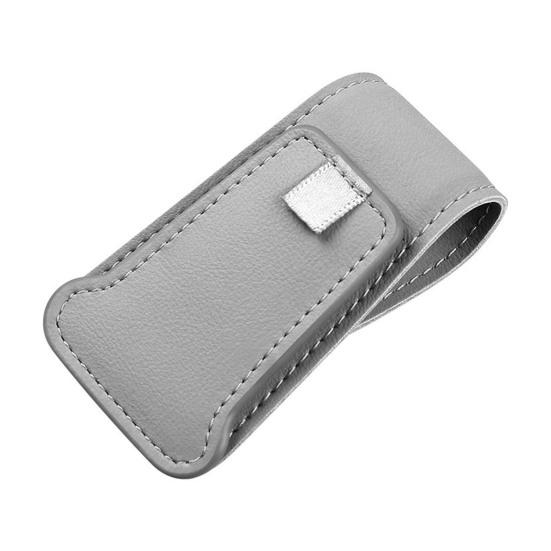 Magnetic Sunglasses Clip for Car Visor Faux Leather Glasses Holder Clip Car Interior Sunglass Holder