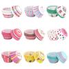 100pcs Colorful Cupcake Liners Greaseproof Paper Standard Size Baking Cups Food Grade Nonstick Molds Muffin Liners