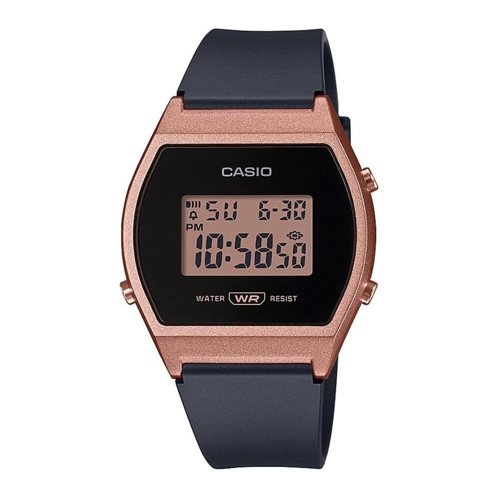 Casio LW-204 Series Digital Watch Black 50m Water Resistant LED Display