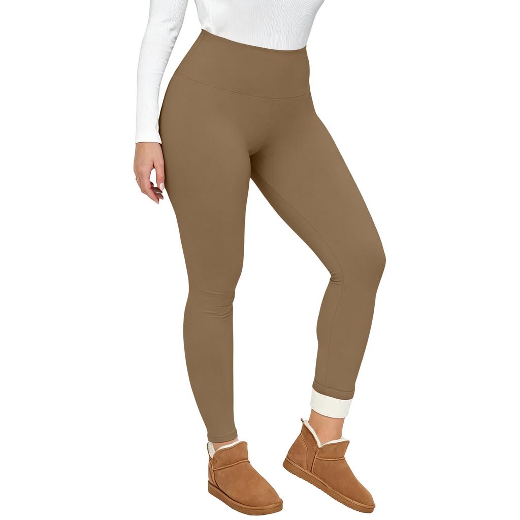 Women's Plus Size -Lined Thick Thermal Leggings Skinny Fit Warm Winter Pants