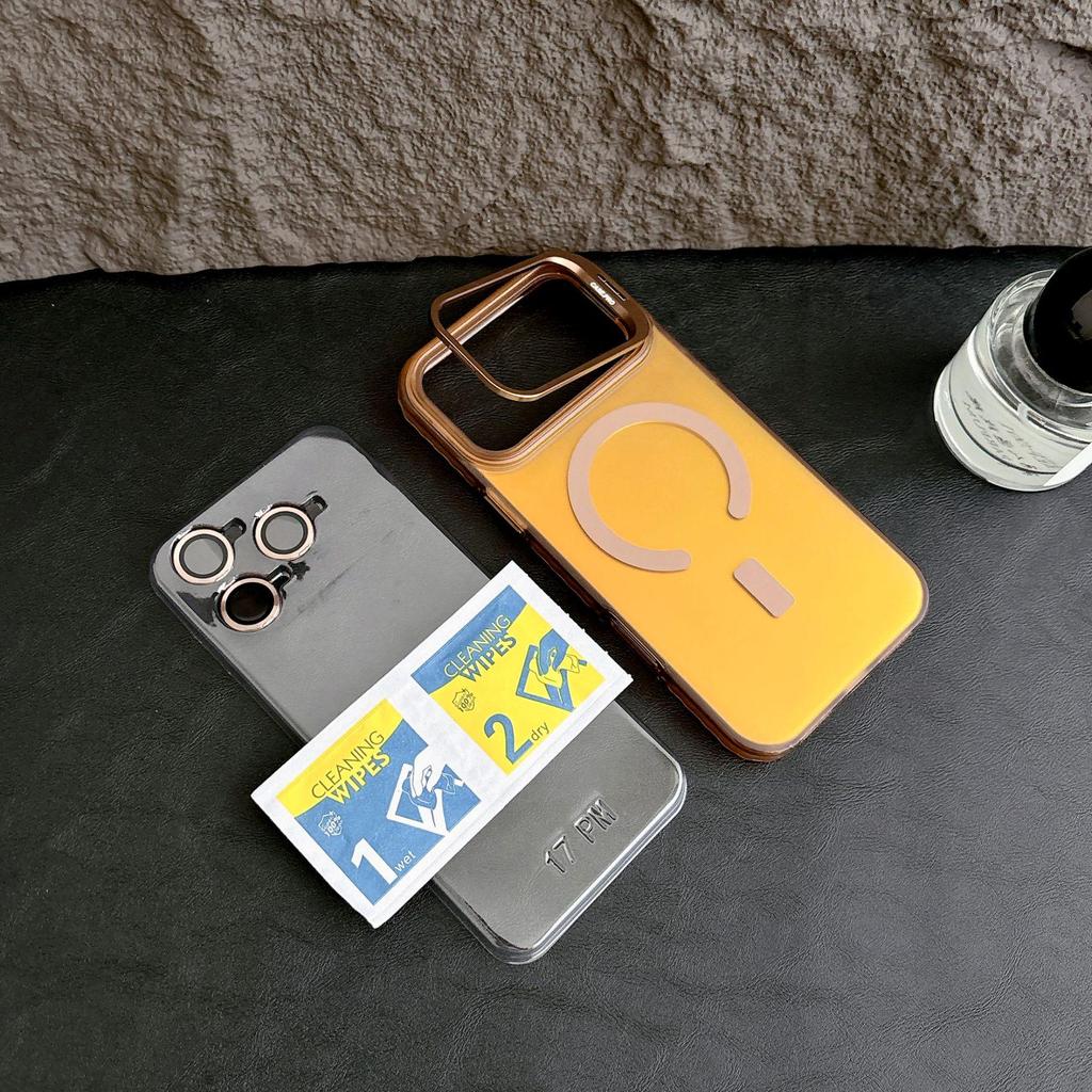 Apple Laser Magnetische Hülle: Kompatibel mit iPhone 17 Pro Max, 16 Linsenaufkleber, Ständer 15, Hautgefühl 14, Schutzhülle 13.