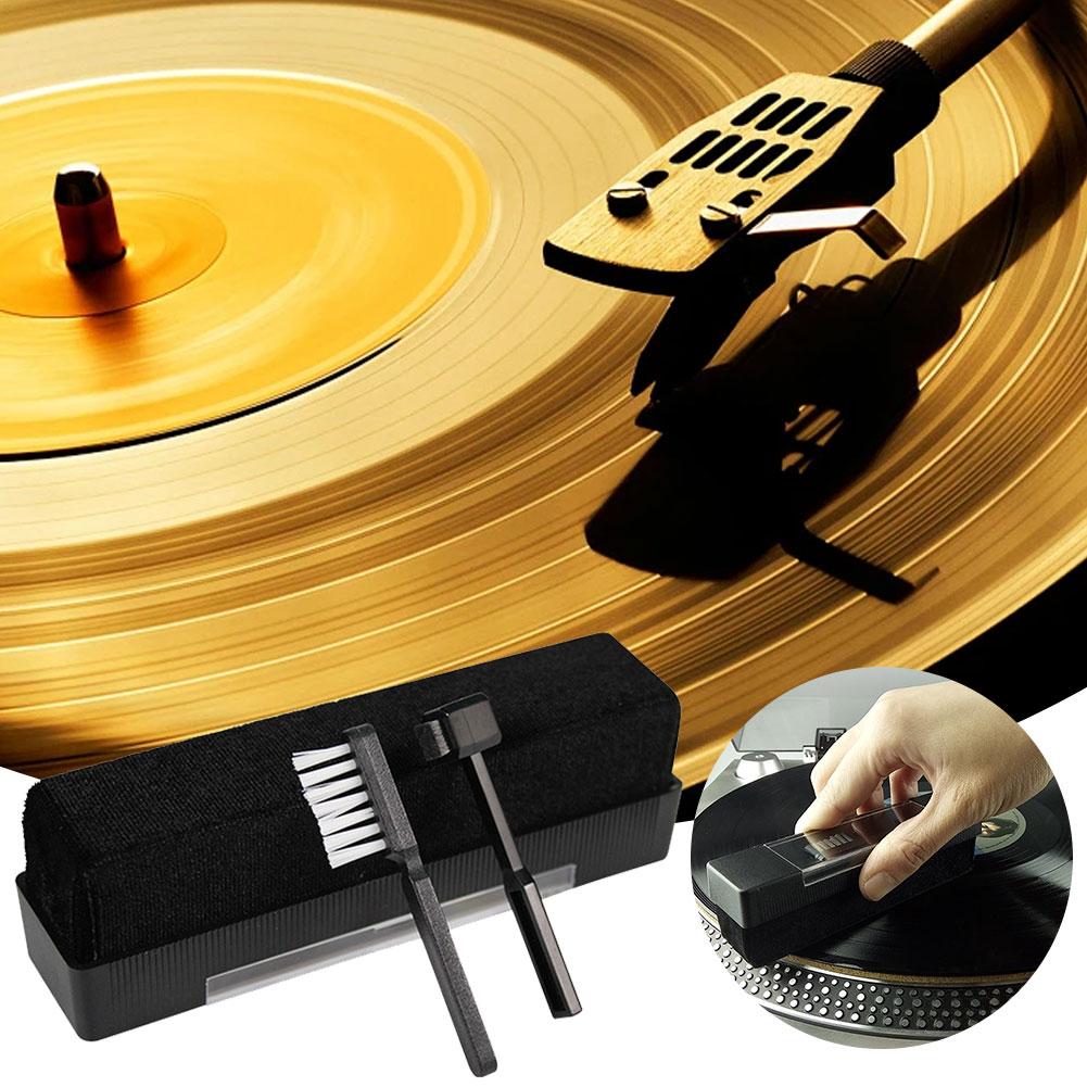 Phonograph Cleaning Brush Anti-Static Record Cleaning Brush Multifunctional Shop Record Cleaner Turntable Player Accessories