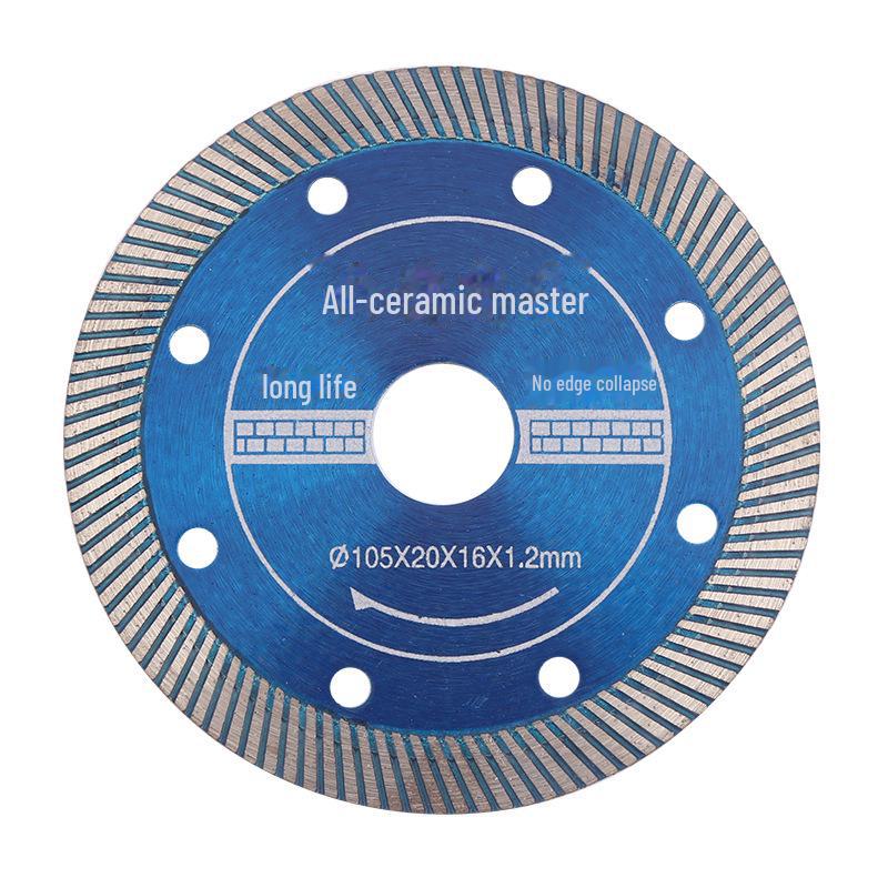 

Тонкий алмазный пильный диск для резки керамики и камня – рифленый, острый, полностью микрокристаллический