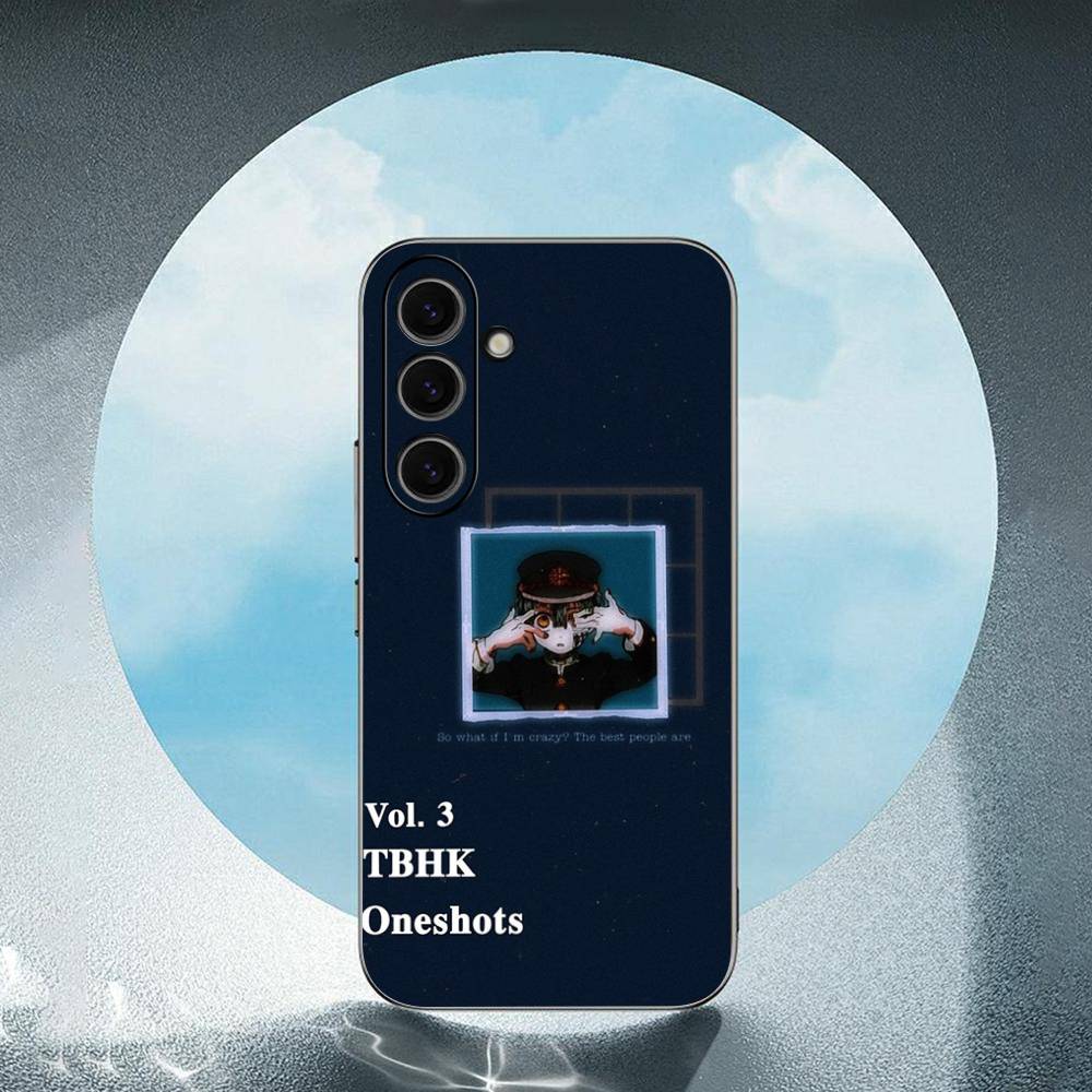 Animation Toilet Bound Hanako Kun Yugi For Samsung Galaxy S23 S24 S25 Ultra S22 Plus S21 Black Soft Case Waterproof Soft Case
