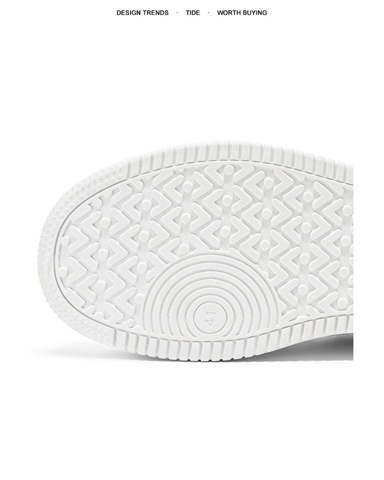 Men's Versatile White Summer Sneakers: Breathable Casual Thick-Soled Sports Shoes