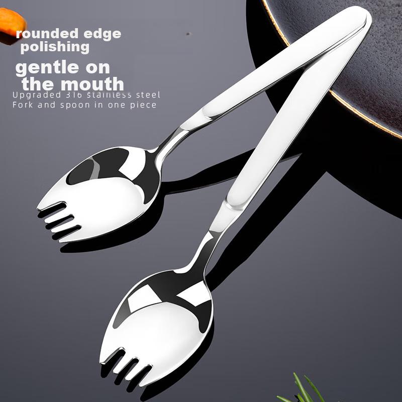 Newair 316 Stainless Steel Fork And Spoon Set, Salad Fork for Adults And Children, Fruit Fork And Spoon Combo