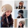 Solid Color Knitted Beanie Keep Warm Knitted Stacking Hat Harajuku Winter Cold Hat  Male
