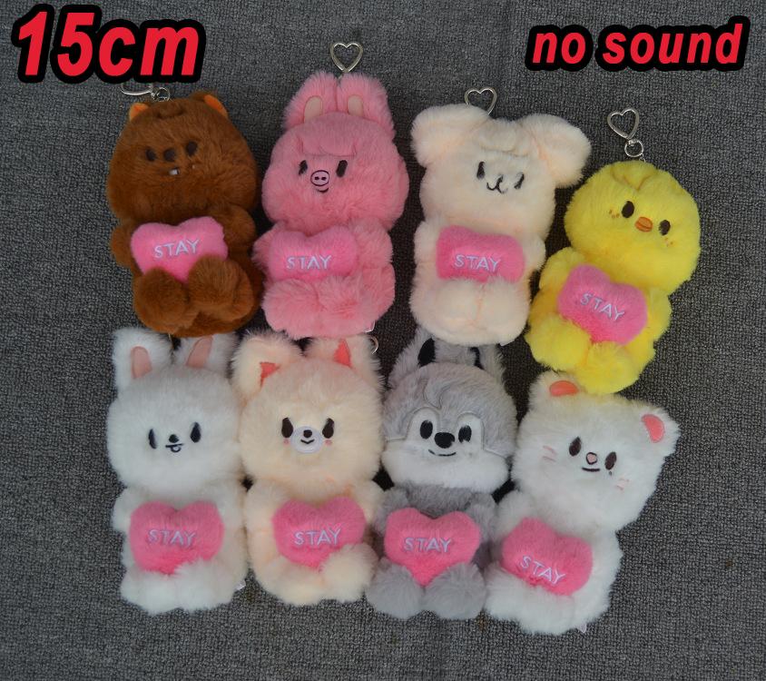 45-50cm Plush Keychain Toy Wolfchan Keychain Kawaii Cartoon Stuffed Animal Plushie Doll Large Sleeping Pillow Gift