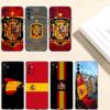 RE54 Spain Flag Transparent Phone Case for Motorola Moto G40 G04 G05 One Ace Action  Fusion + Plus Hyper Macro Vision Zoom