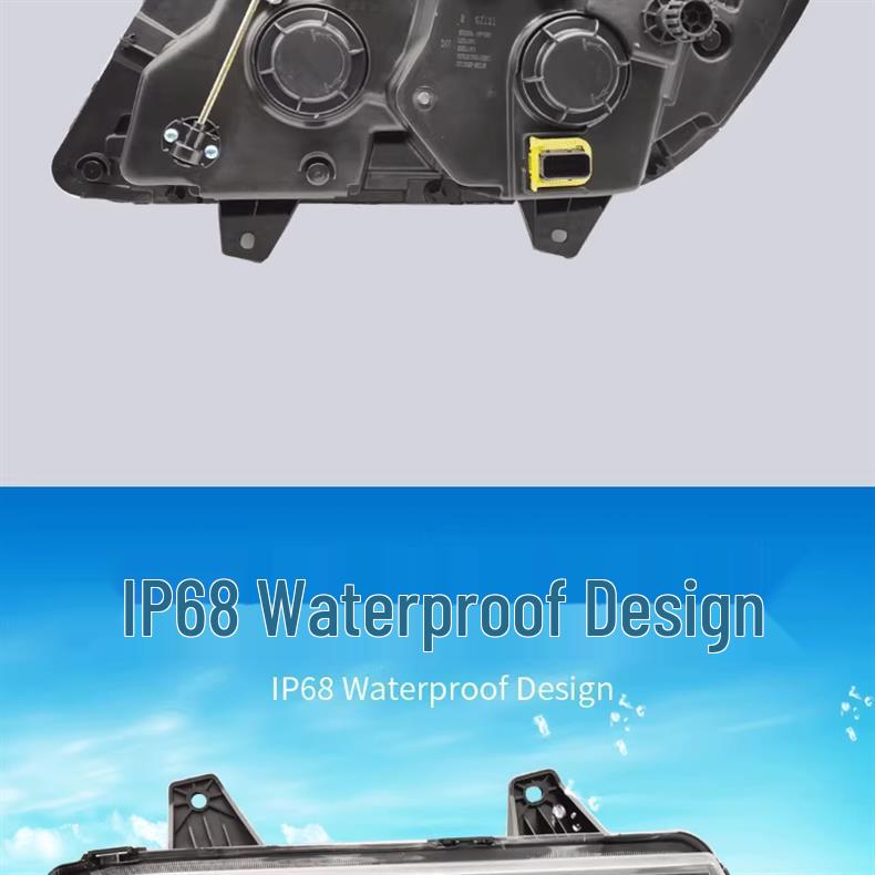 Compatible with Jiefang Hany V2.0: Upgraded Super Bright Dual-Lens LED Headlight Assembly