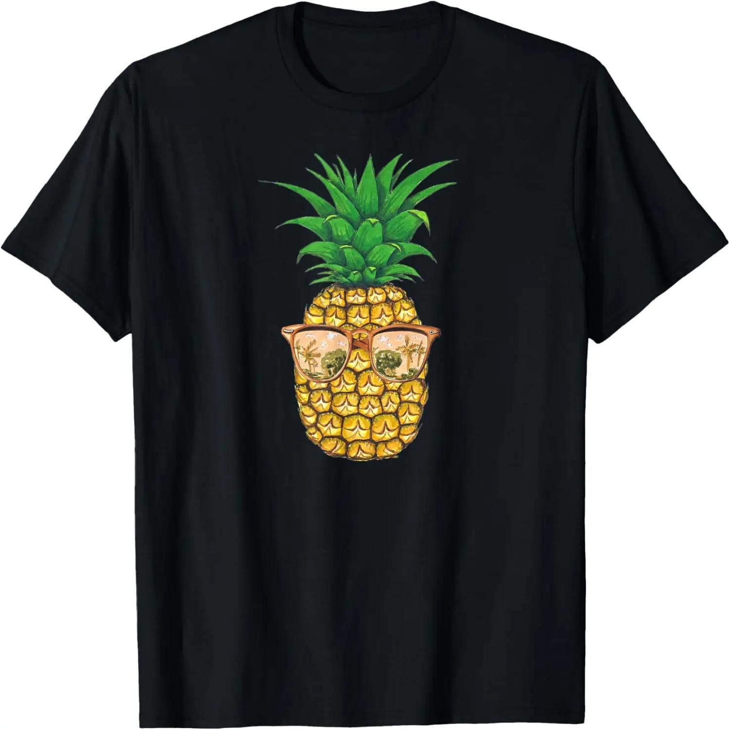Swinger Rainbow Pineapple Upside Down T Shirt Distressed S