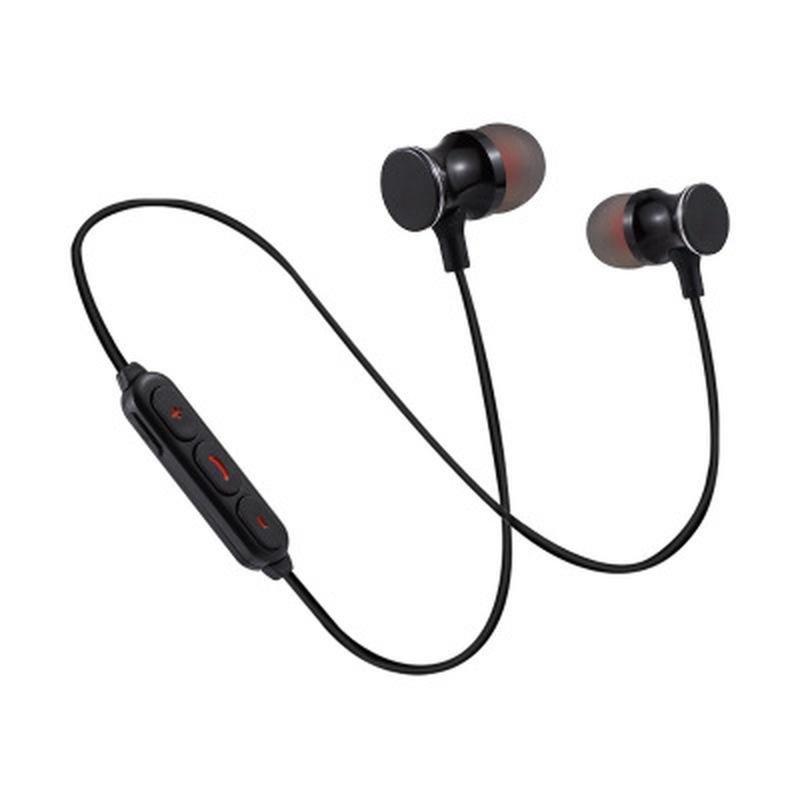 In-ear Sweatproof Earphone with Microphone Earpiece Sports Wireless Bluetooth Earphone Headset Bass Stereo Running (black,black Gold,rose Gold)