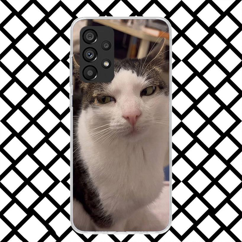 Pet Cat Funny Memes Phone Case for Samsung Galaxy A52 A42 A32 A22 A12 A02S A51 A50 A71 A70 A41 A31 A21S A40 A30S A20S A10S A11