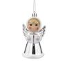 Christmas Tree Ornament with Plated, Decorative Holiday Figurine