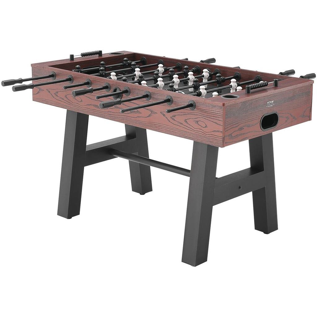 Foosball Table, 55 Inch Standard Size Foosball Table, Indoor Full Size Foosball Table for Home, Family, and Game Room, Soccer with Foosball Table Set,