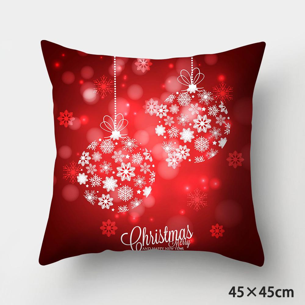 Christmas Cushions Happy New Year 2022 Wedding Decor Patterns from  Home  Gifts