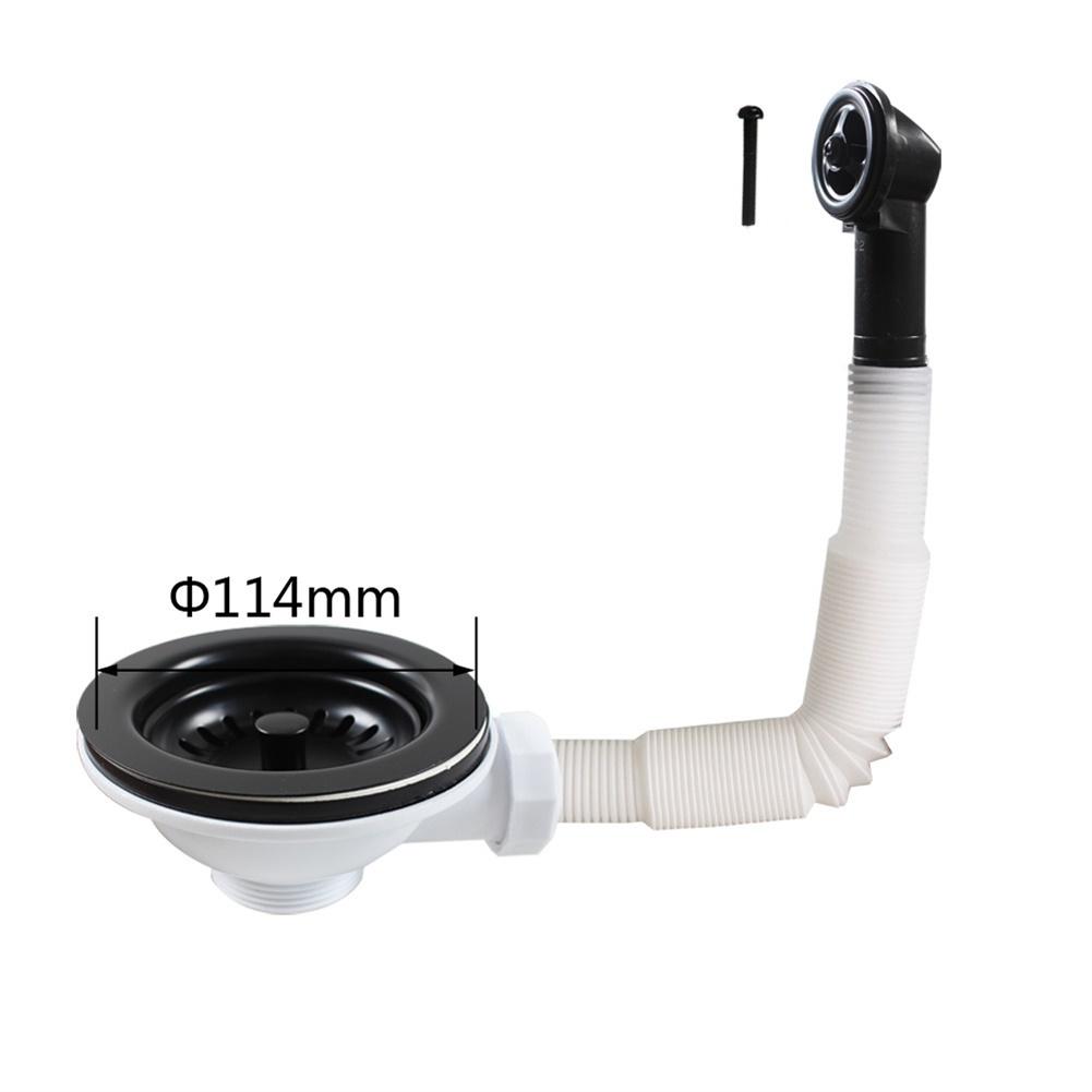 Überlauf Spülen Sieb Wie Abgebildet Spülen Sieb 304 Edelstahl Material Einstellbares Überlaufrohr Verstopfungsfreies Design