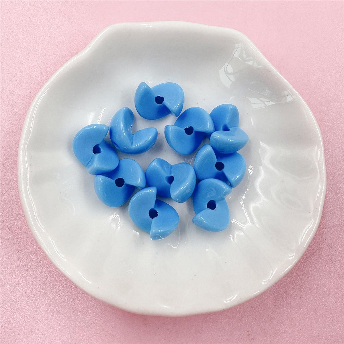 

Простые Модные Свободные Бусины Двойной Пиньинь DIY Для Брелок Акриловые Модные Браслеты Аксессуары Ручной Работы Сплошной Цвет 10 Шт. Изысканные Ювелирные Изделия синий